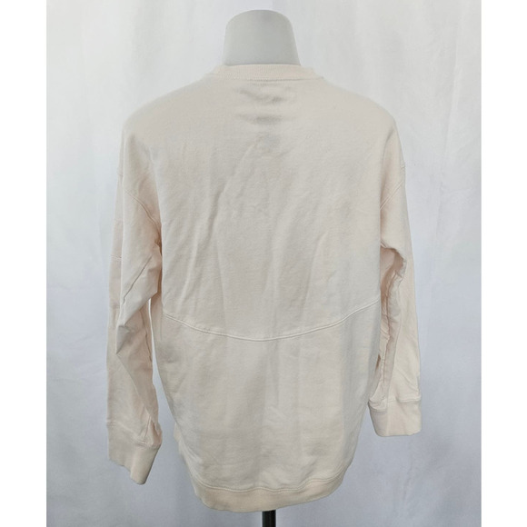 All In Motion | Target Cream Crew Neck Long Sleeve Sweatshirt Medium Athletic - Picture 3 of 4